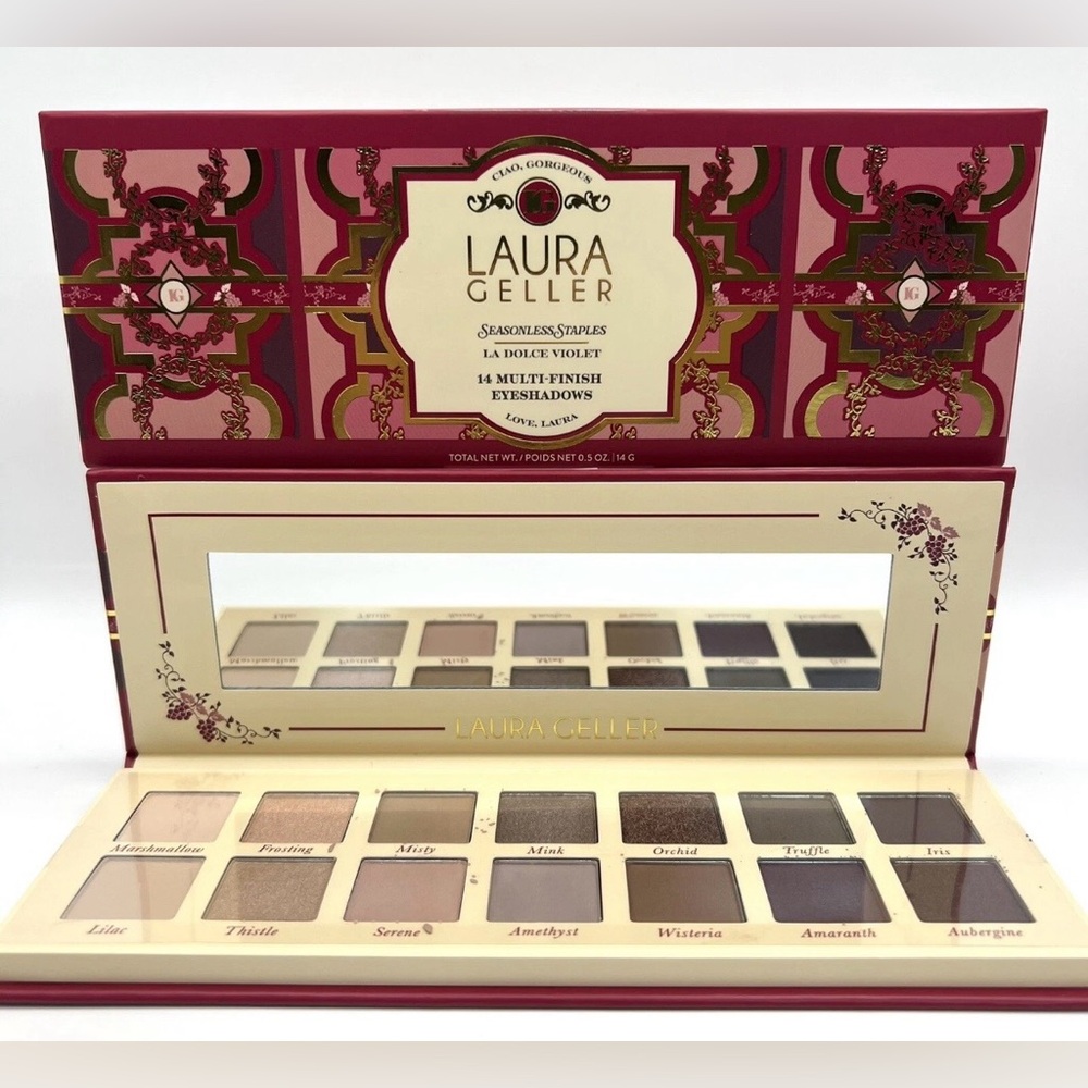 🌻 Laura Geller Eyeshadow Palette La Dolce Violet Full Size NEW - Picture 2 of 3